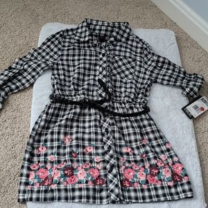 Tab sleeve toddler dress size 4